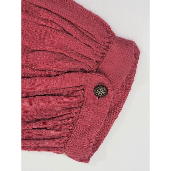 ALK Women's Small Lucky Brand Rose Surplice Long Sleeve Blouse Shirt Top NEW NWT - Picture 7 of 10